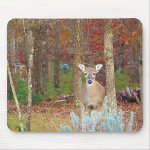 Christmas Deer Mouse Pad