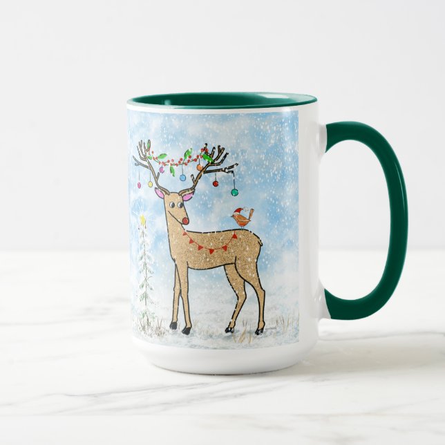 Christmas Deer Mug (Right)