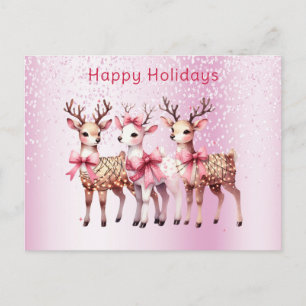 Christmas Deer Postcard