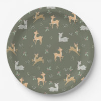 Christmas Deer Seamless Pattern