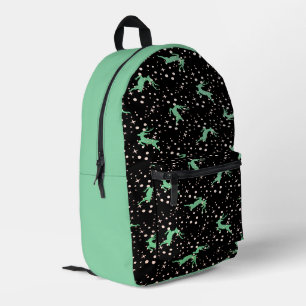 Christmas Deer Seamless Pattern  Printed Backpack