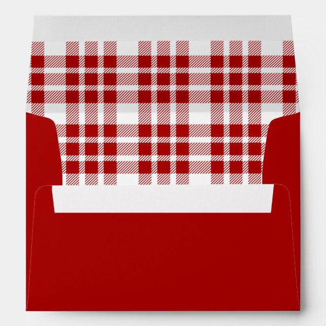 Christmas Definition Holiday Red Envelope (Back (Bottom))