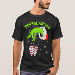Christmas Dental Squad Cute Dentist Dental Hygieni T-Shirt