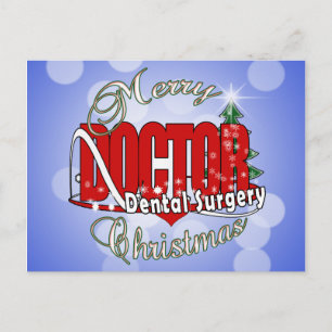 CHRISTMAS Dental Surgery Holiday Postcard