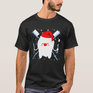 Christmas Dental Tooth Dentist Matching Christmas T-Shirt