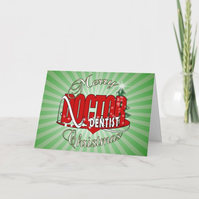 CHRISTMAS DENTIST HOLIDAY CARD (Front)