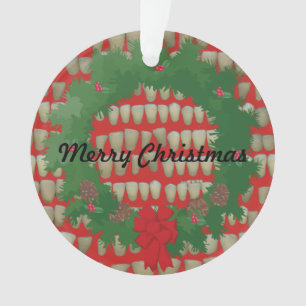 Christmas Dentist Orthodontist Dental Hygienist Ornament