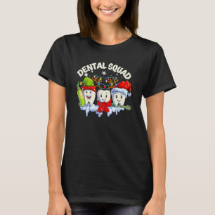 Christmas Dentist Squad Santa Dentist Crew Group C T-Shirt
