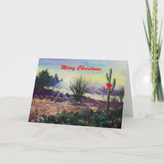 Christmas Desert Holiday Card