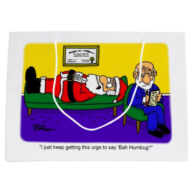 Christmas design 11 large gift bag (Front)