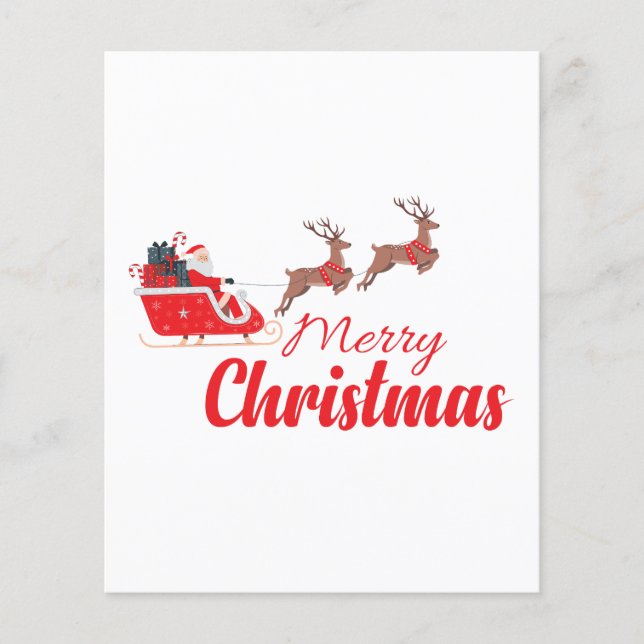 Christmas design and reindeer (Front)