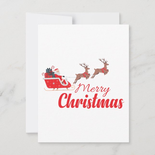 Christmas design and reindeer (Front)