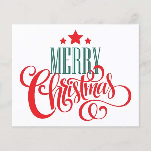 Christmas design and stars (Front)