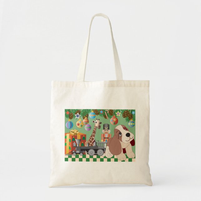 Christmas Design Budget Tote (Front)