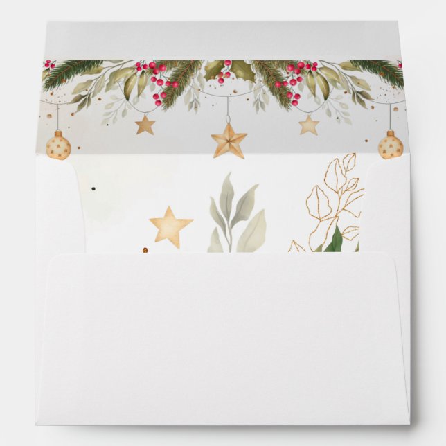 Christmas Design Envelope (Back (Bottom))