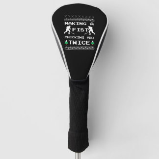 Christmas Design for Hockey Lovers Golf Head Cover