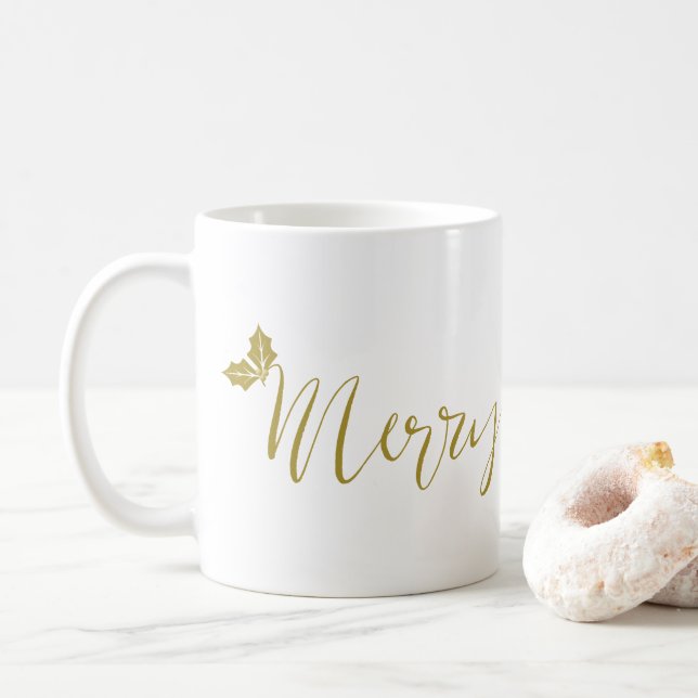 Christmas Design for Secret Santa Gift Coffee Mug (With Donut)