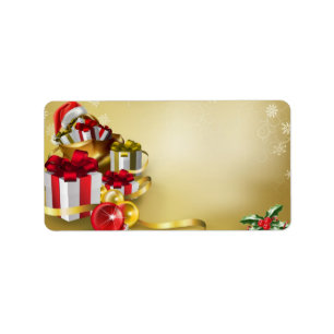 Christmas design label