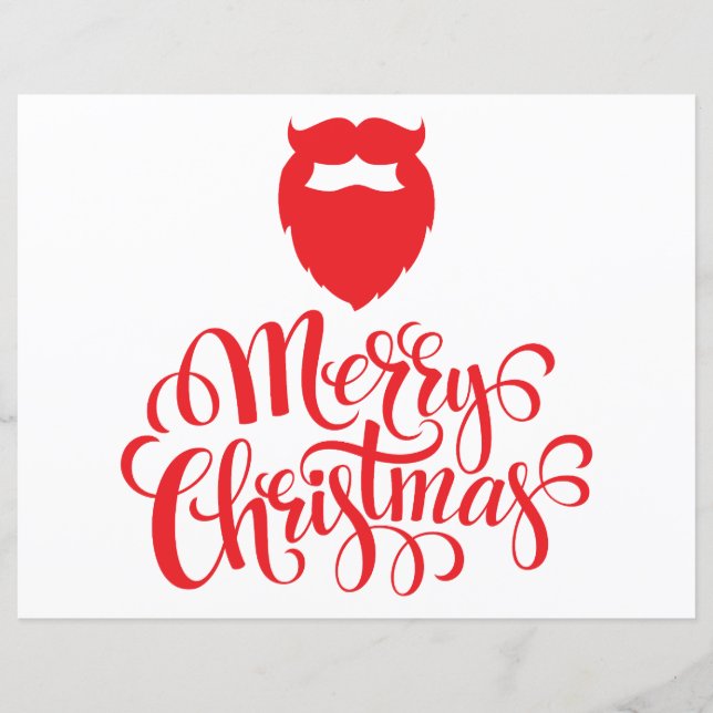 Christmas design Santa beard (Front)