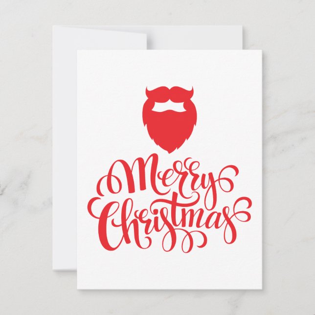 Christmas design Santa beard (Front)