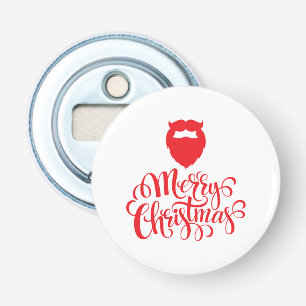 Christmas design Santa beard Bottle Opener