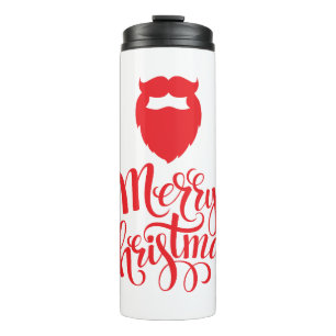 Christmas design Santa beard Thermal Tumbler