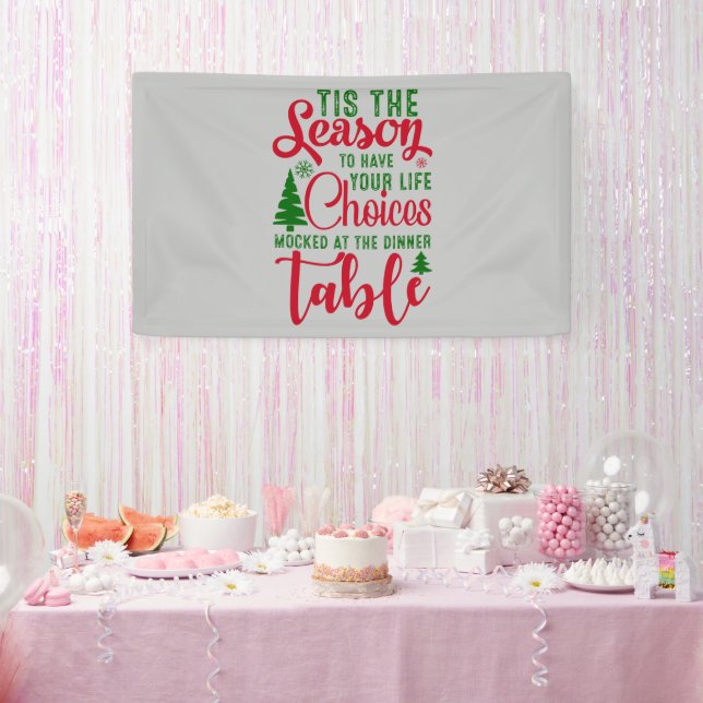 Christmas design season of choices banner (Party)