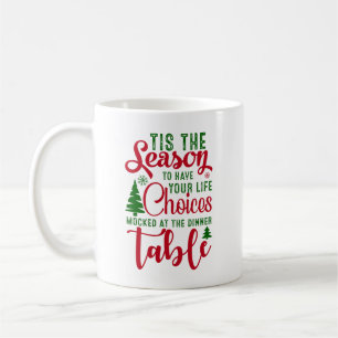 Christmas design season of choices coffee mug