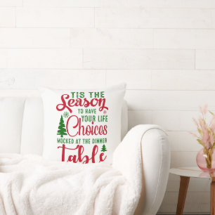 Christmas design season of choices cushion