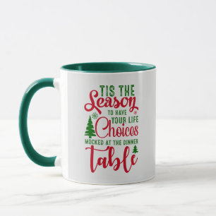 Christmas design season of choices mug