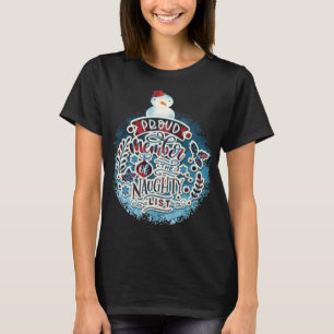 Christmas design snowman snow globe design T-Shirt