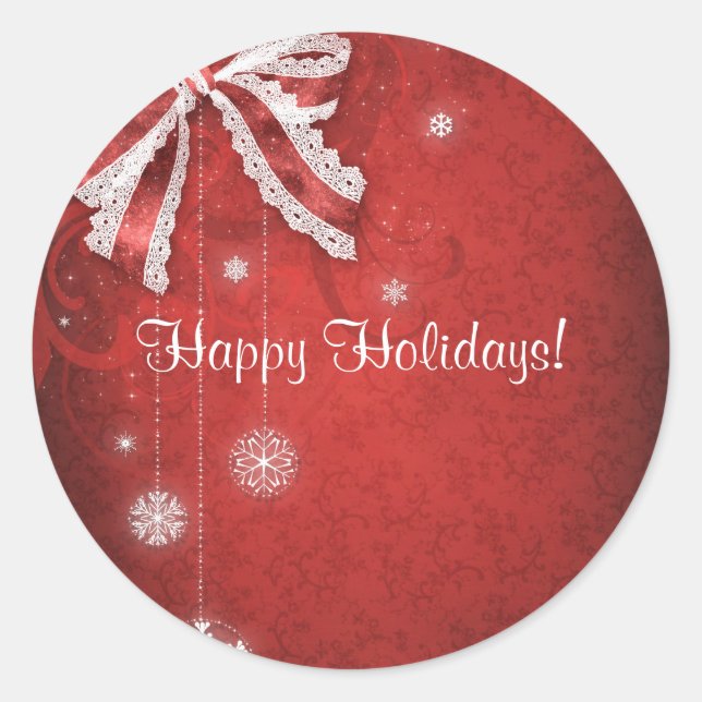 Christmas Design Sticker (Front)