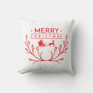 Christmas design with reindeer cushion