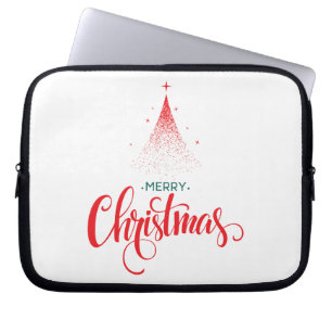 Christmas design with stars laptop sleeve