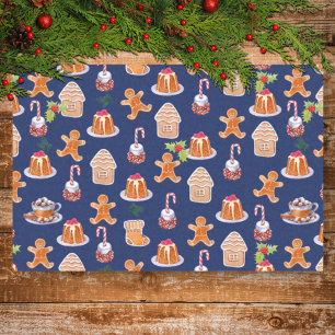Christmas Desserts Tissue Paper