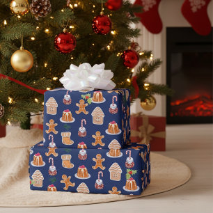 Christmas Desserts Wrapping Paper