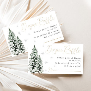 Christmas Diaper Raffle Enclosure Card