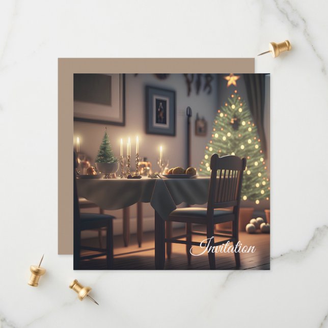 christmas dining save the date (Front/Back In Situ)