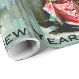 Christmas Dinner Elegant Victorian 15’ Wrapping Paper