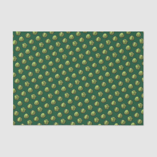 Christmas Dinner Green Brussels Sprouts Pattern Tissue Paper