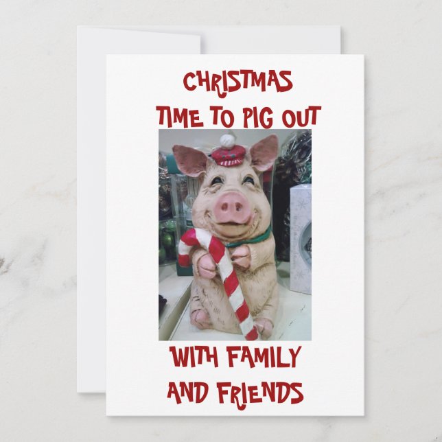 CHRISTMAS DINNER INVITATION (Front)