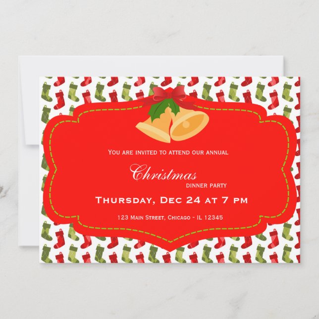 Christmas dinner invitation (Front)
