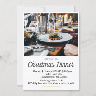 Christmas dinner invite