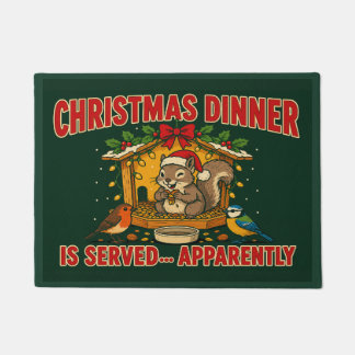 Christmas Dinner Is Served Apparently Doormat