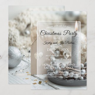 Christmas dinner/party invitation