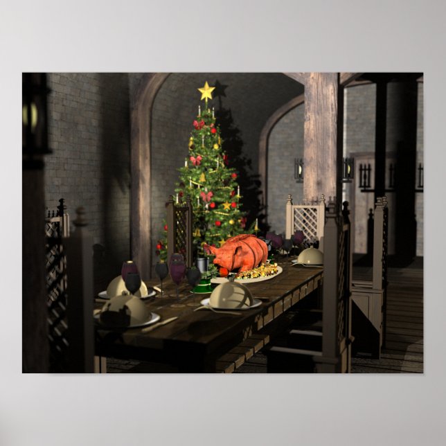 Christmas Dinner Poster (Front)