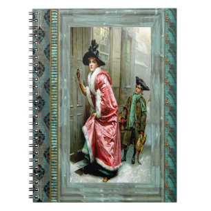 Christmas Dinner Victorian Notebook