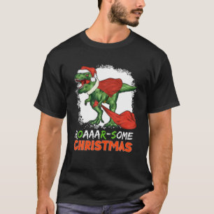 Christmas Dinosaur Rex Have An Awesome Roarsome Ch T-Shirt