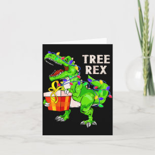 Christmas Dinosaur Shirt Tree Rex Pyjamas Xmas Men Card