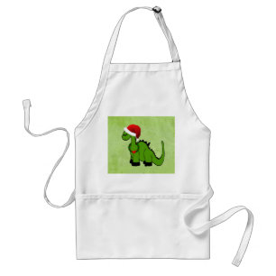 Christmas Dinosaur Standard Apron
